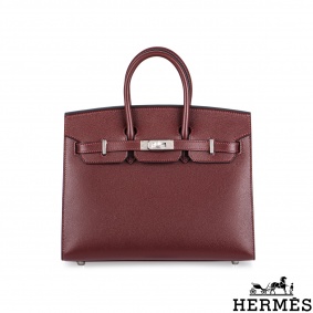 Herms Birkin Sellier 25cm Veau Epsom Rouge H PHW